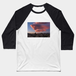 Lenticular Cloud at Sunset Baseball T-Shirt